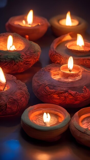 Foto diwali è la festa delle luci