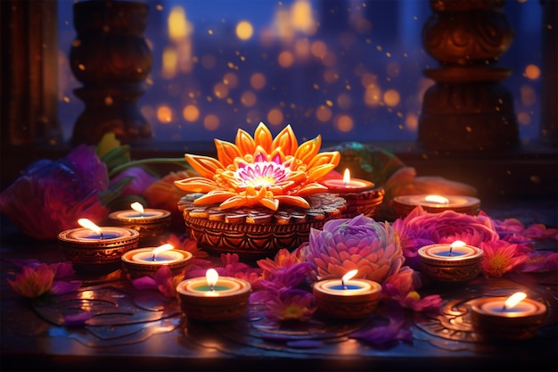 Diwali light festival