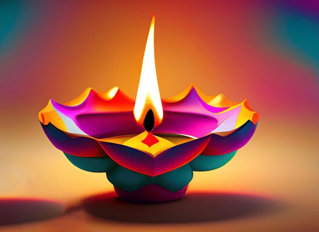 diwali oil lamp background