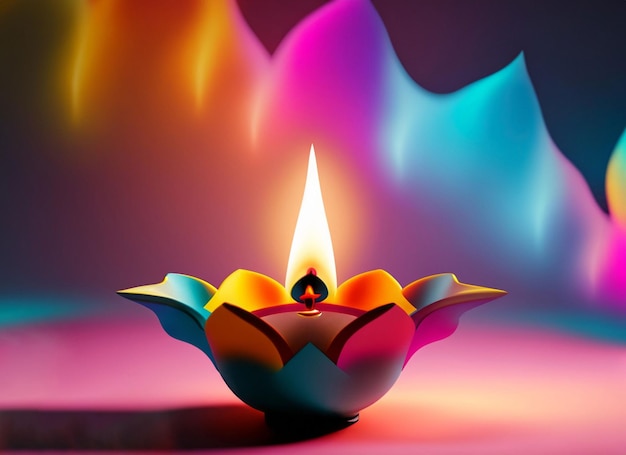 diwali olielamp achtergrond