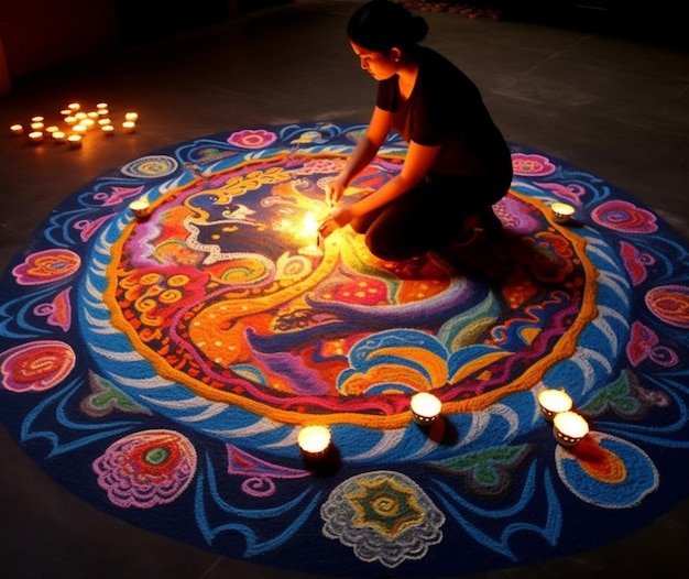 Diwali rangoli designs