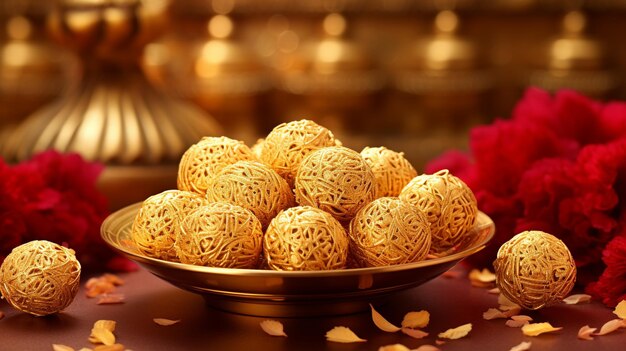 Diwali sweets hd 8k wallpaper stock photographic