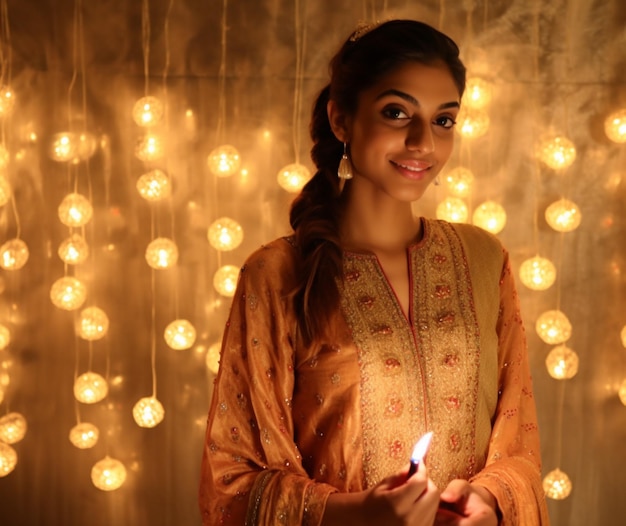 Diwali traditional attire