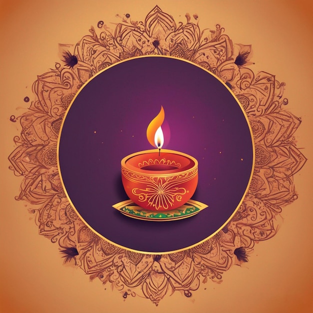 Diwali 전통 축제 축하 배경 벽지 이미지