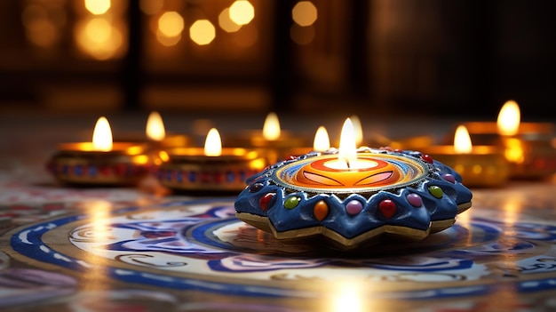 Diwali-verrukkingen Feestelijke momenten vastgelegd