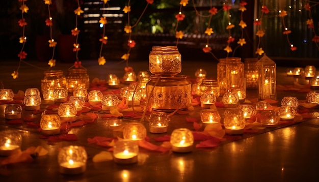 Diwali-versieringen