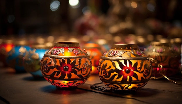 Diwali-versieringen