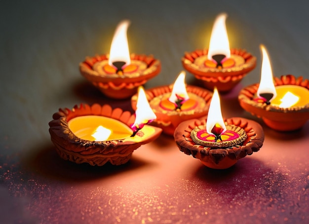 Diwali viering achtergrond Indiër