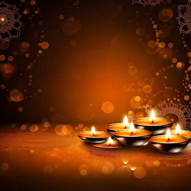 Diwali wish background design