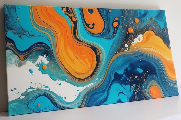 DIY Acrylic Pour Wall Art