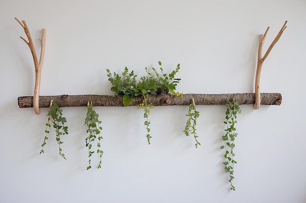 DIY Branch Hanging Rack