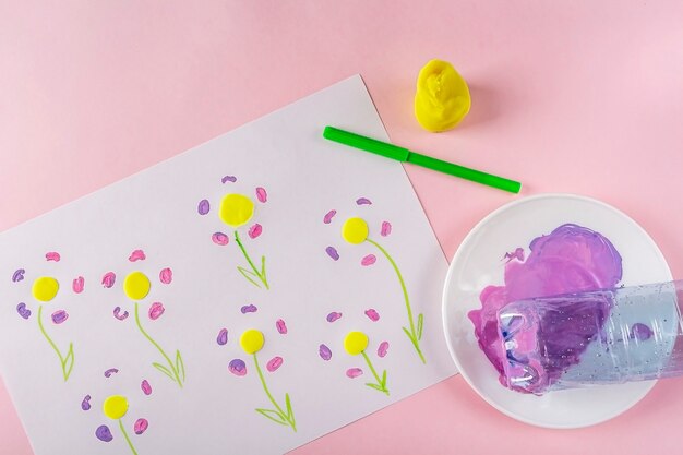 DIY en kinderen creativiteit Stap voor stap instructie