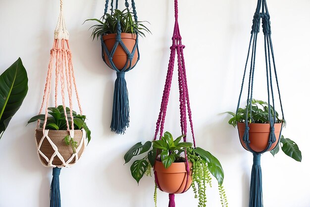 DIY Macrame Plant Hanger Muurkunst