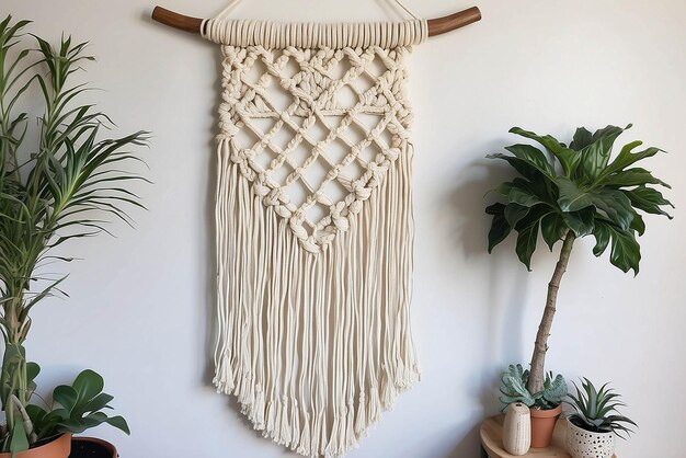 Photo diy macrame wall hanging