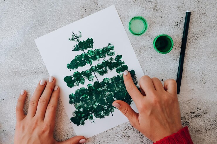 Photo diy making greeting card handmade crafts on holiday for children step by step do it yourself