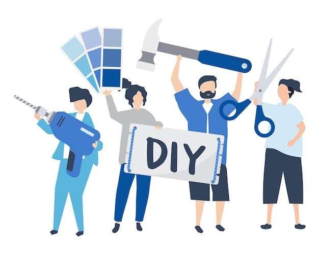DIY png イラスト 透明な背景