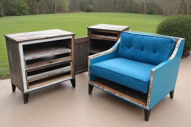 Photo diy upcycled furniture project