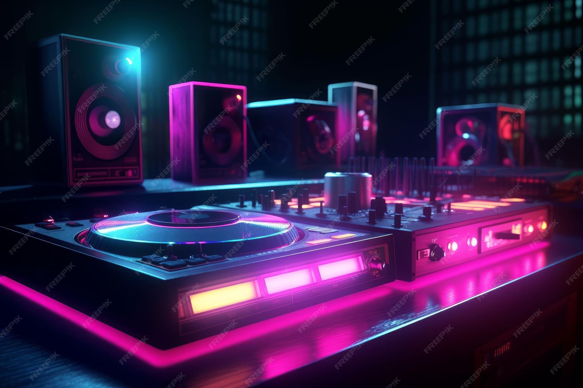premium-ai-image-dj-audio-mixer-controller-of-electronic-music-in-a