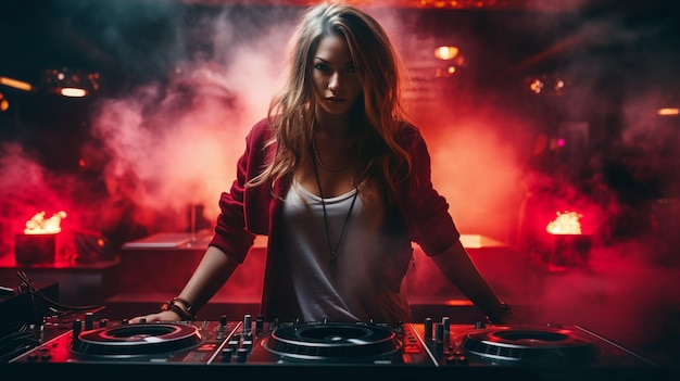DJ girl photo