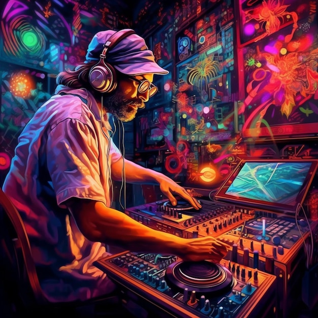 DJ in style of Metaphysical