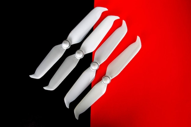 DJI Phantom 4 PRO Drone Propellers on a red and black background Black Friday