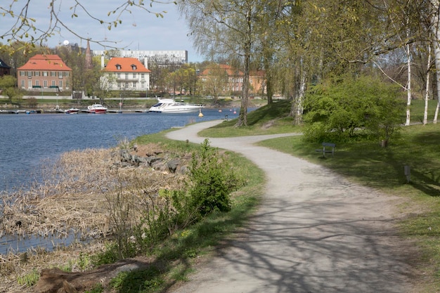 Djurgarden-eilandpark in Stockholm, Zweden