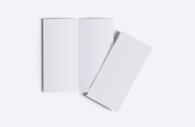 DL Bifold белый цвет на сером фоне