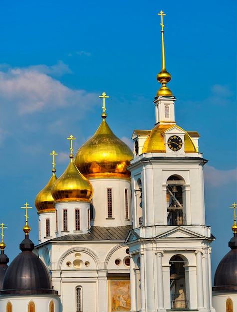 Dmitrov orthodox temple architecture background