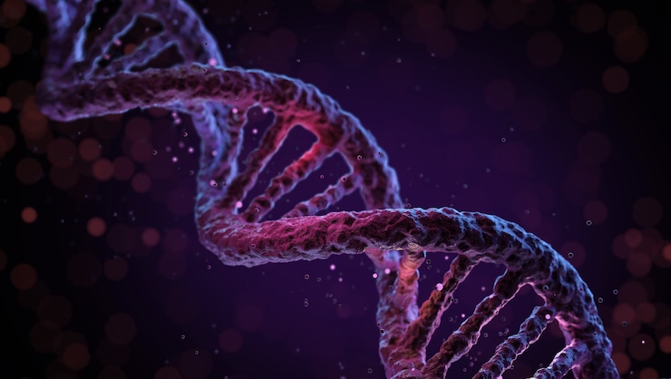 Foto dna achtergrond