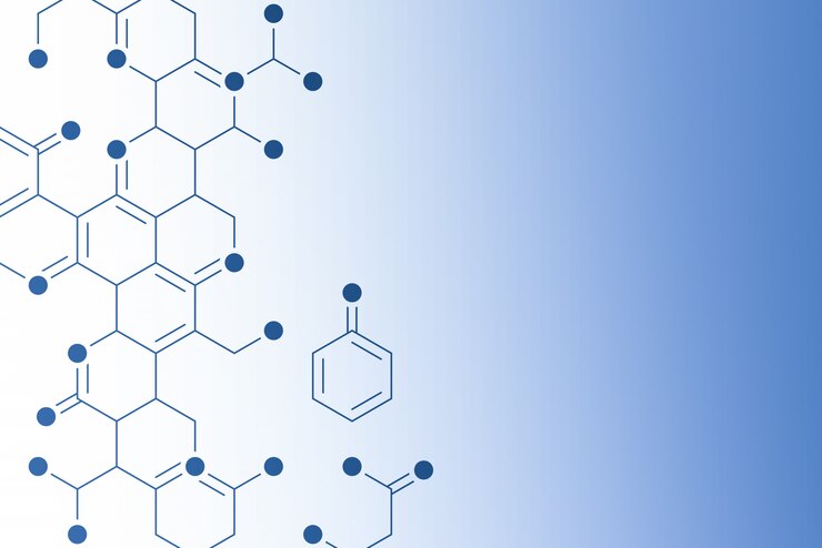 DNA＆染色体の抽象的な背景