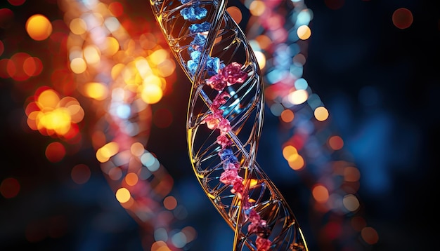 dna-concept realistische 3d render