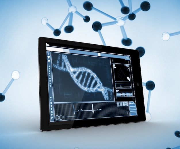 デジタルタブレット上のDNA