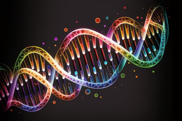 DNA ゲル実行科学と研究の抽象的な背景ライン パターン デザイン