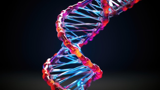 DNA illustration AI generated Image