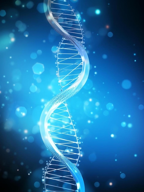 dna and medical and technology background