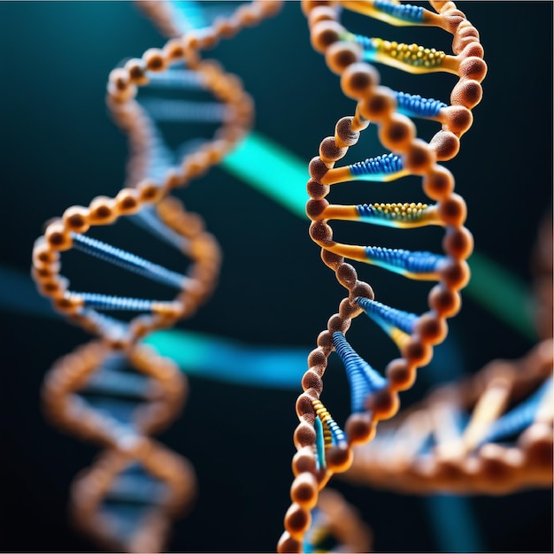 DNA menselijke structuur afbeelding illustratie