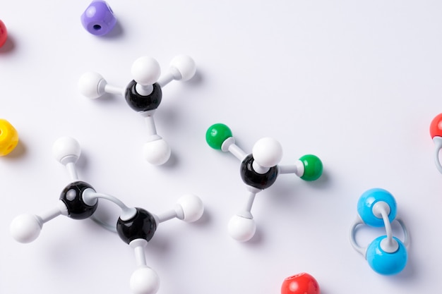 Photo dna molecule laboratory lab test