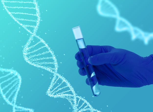 Photo dna representation collage