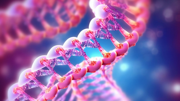 Dna spiral structure