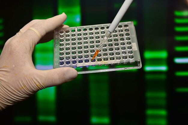 DNA testing in genetic laboratories