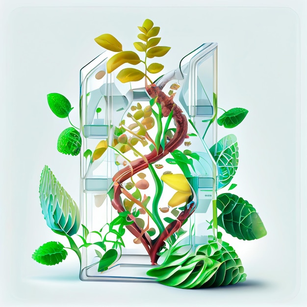 DNA van planten Generatieve AI