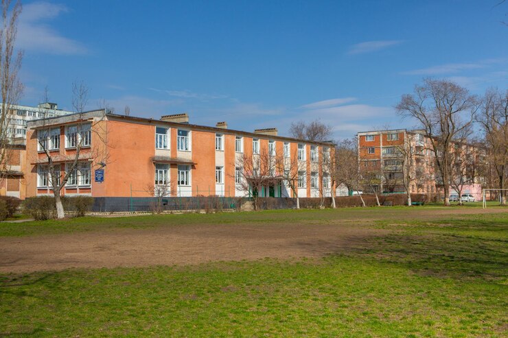 Foto dnestrovsc moldova is een stad in het zuiden van transnistrië nabij de grens met oekraïne.