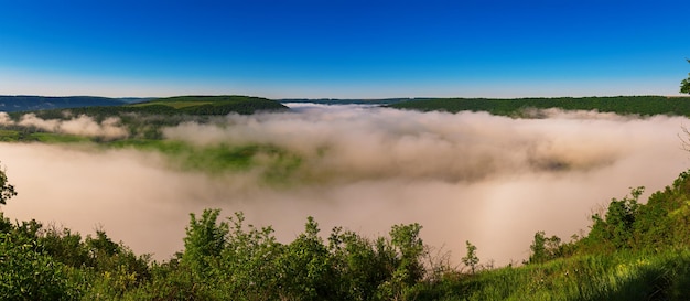 Dnister river landscape