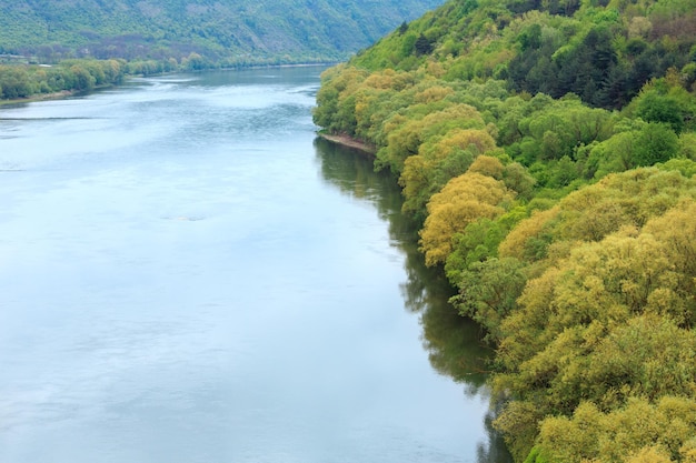 Dnister rivierbocht canyon