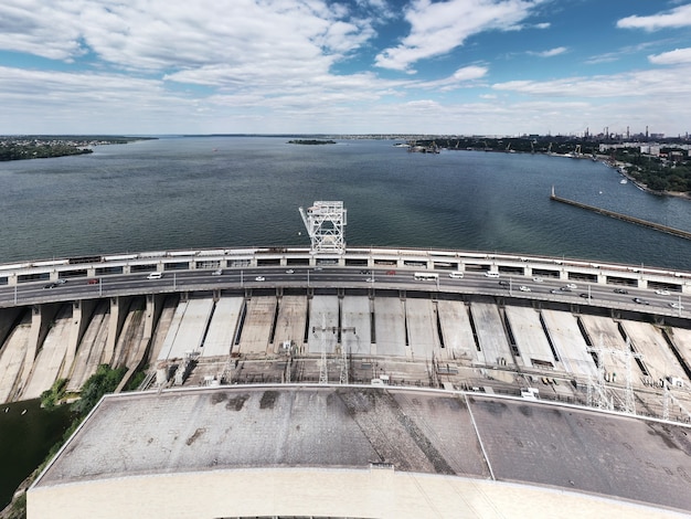 Dnjepr waterkrachtcentrale in Zaporozhye