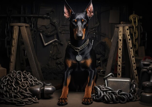 Foto doberman pinscher