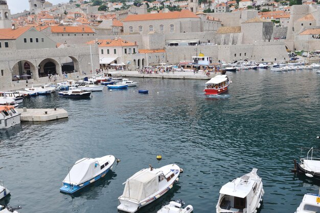 Dobrovnik oude stad in Kroatië toeristisch centrum en attractie ook Unesco beschermd