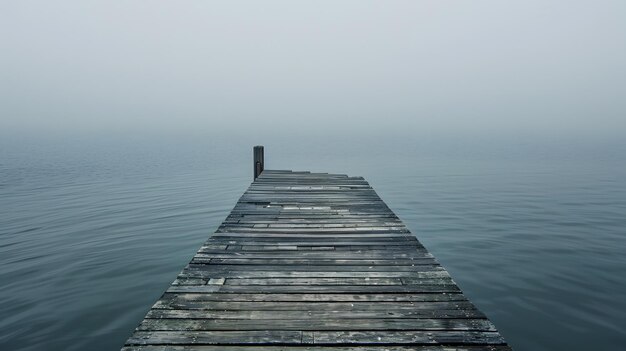 a dock in the fog by person on 500px