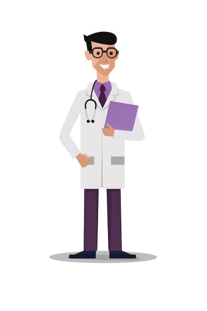 Doctor cartoon illustration