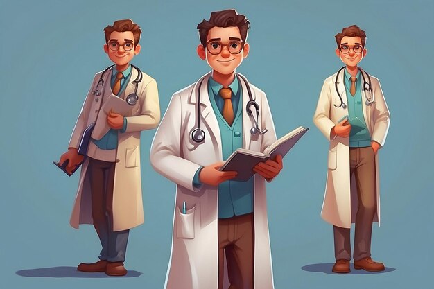 Doctor character illustration